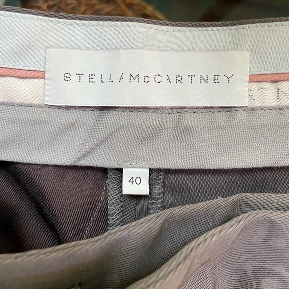 Stella McCartney Straight Leg Cuffed Ankle‎ Pants 4 - Picture 8 of 9